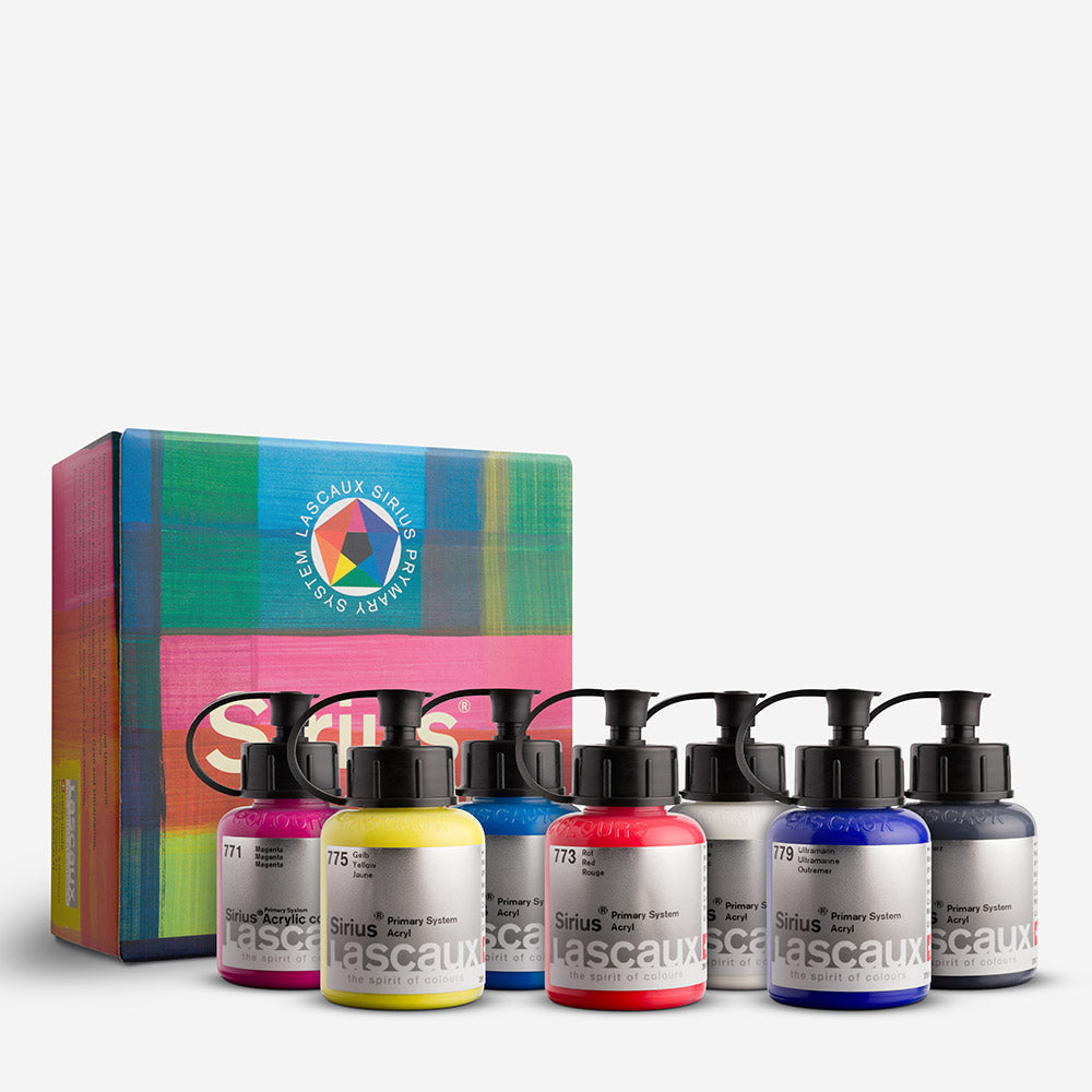 Lascaux Sirius Acrilico - Estuche 7 x 30 ml