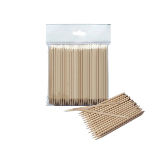 Palitos de abedul afilables Staleks de 110 mm, paquete de 100 unidades