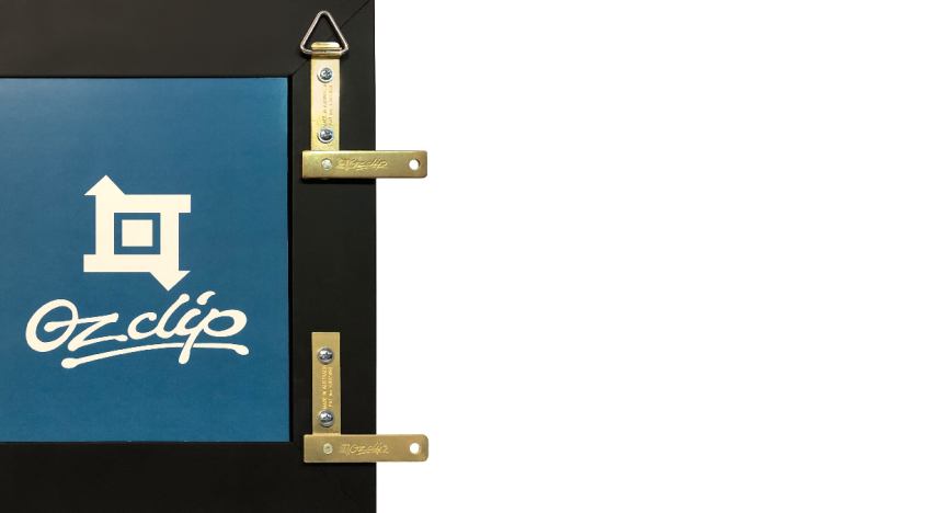Lascaux Oz Clip® 4" – Sistema Profesional de Colgado para Obras de Arte (hasta 158 kg)
