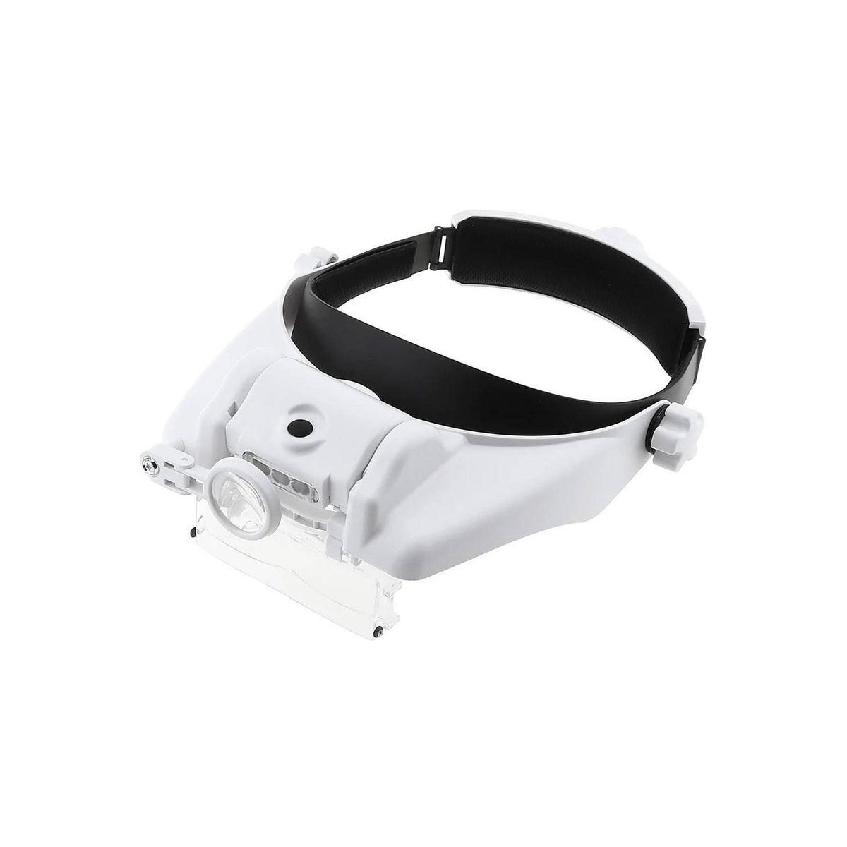 Diadema con lupa y luz LED, 5 lentes desmontables