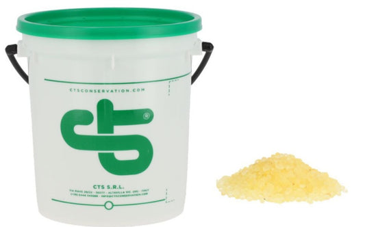 Goma mástic CTS en lágrimas junto al bote original de 500 g