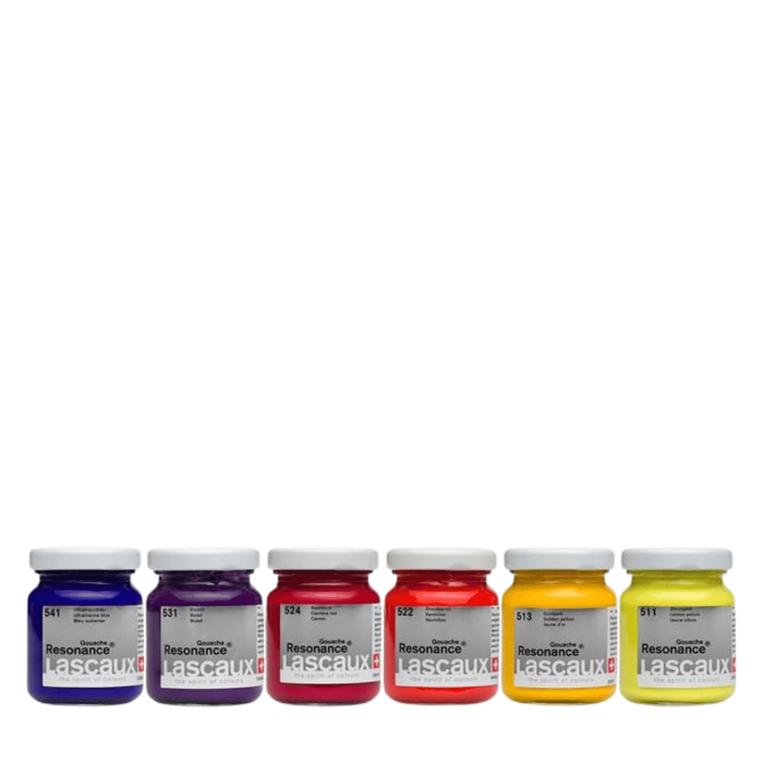 Lascaux Resonance® Gouache — Estuche 12 × 50 ml