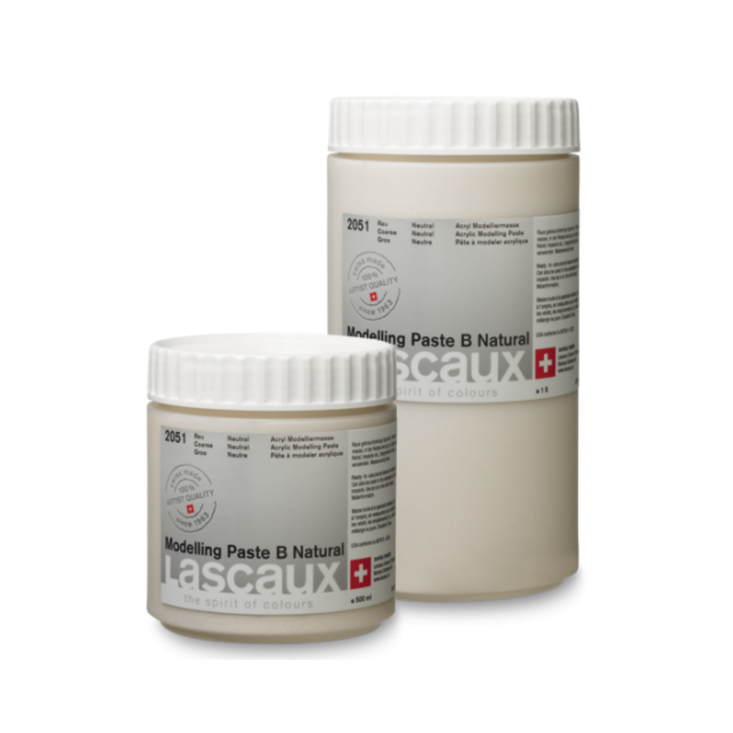 Lascaux Modelling Paste B Natural 250 ml — Pasta de Modelado Gruesa