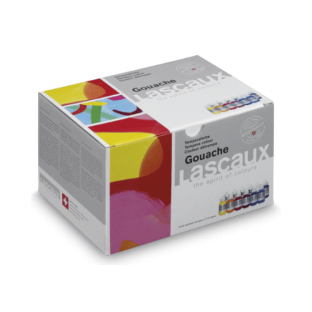 Lascaux Gouache — Estuche 12 × 85 ml