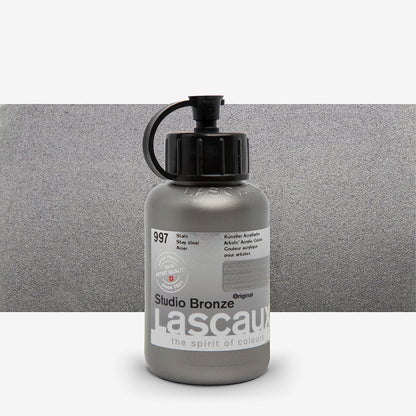 Lascaux Studio Bronze 997 Acero — acrílico metálico