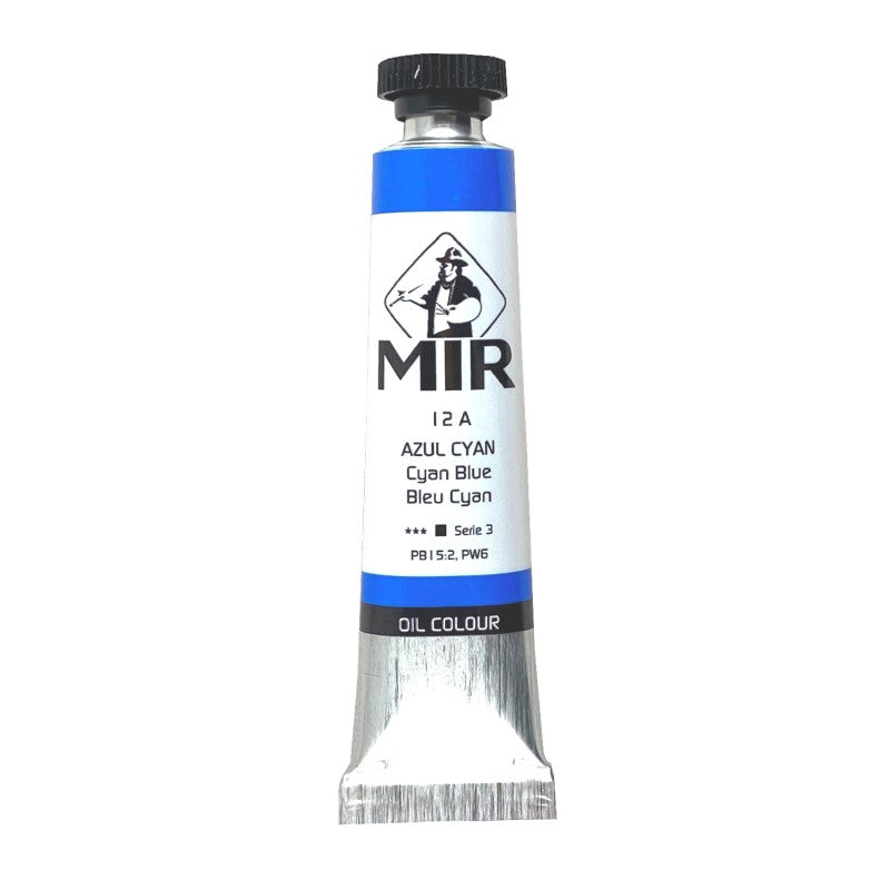 Óleo Extrafino MIR — Azules, Verdes y Violetas · Tubos 20/60/200 ml