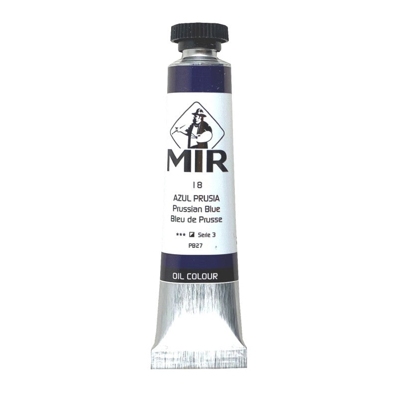 Óleo Extrafino MIR — Azules, Verdes y Violetas · Tubos 20/60/200 ml