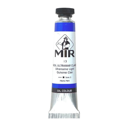 Óleo Extrafino MIR — Azules, Verdes y Violetas · Tubos 20/60/200 ml