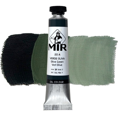 Óleo Extrafino MIR — Azules, Verdes y Violetas · Tubos 20/60/200 ml