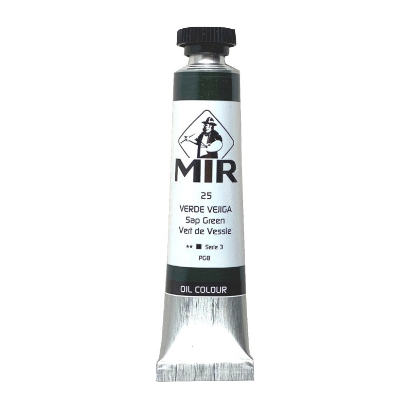 Óleo Extrafino MIR — Azules, Verdes y Violetas · Tubos 20/60/200 ml