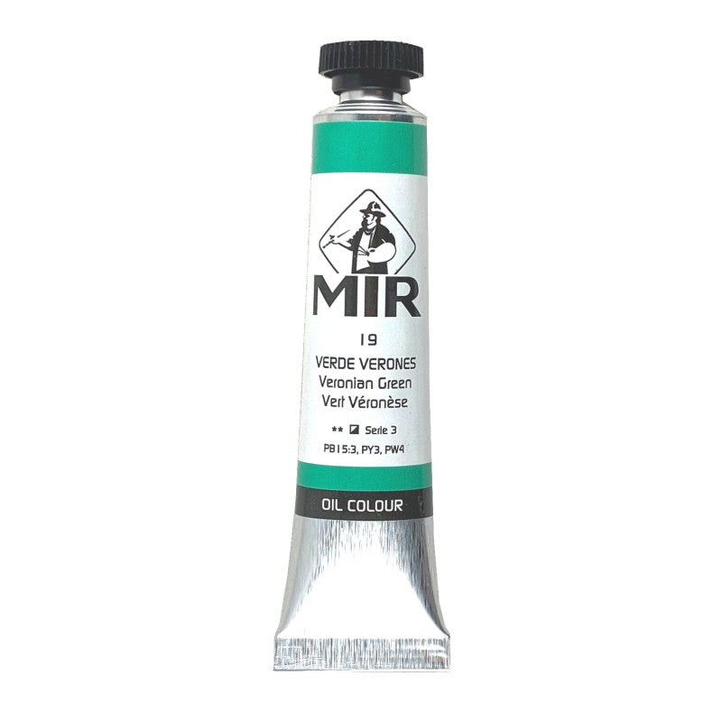 Óleo Extrafino MIR — Azules, Verdes y Violetas · Tubos 20/60/200 ml
