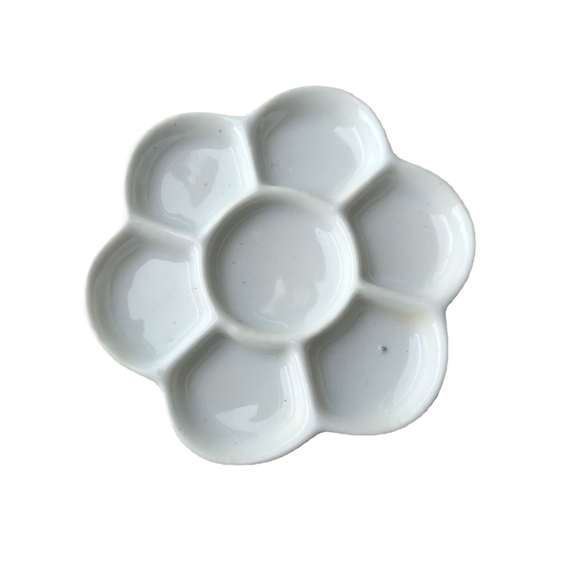 Paleta de porcelana de mezcla en flor