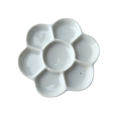 Paleta de porcelana de mezcla en flor