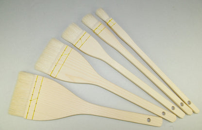 Paletinas hake da Vinci serie 11245 de pelo de cabra blanca, tallas 1 a 7