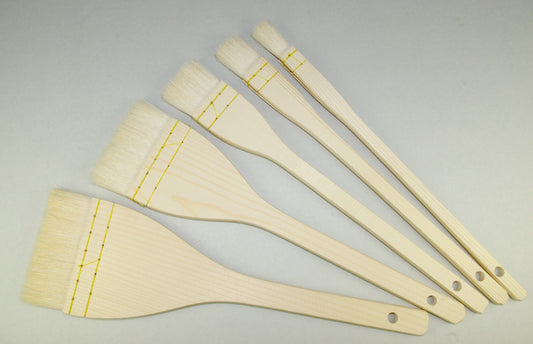 Paletinas hake da Vinci serie 11245 de pelo de cabra blanca, tallas 1 a 7