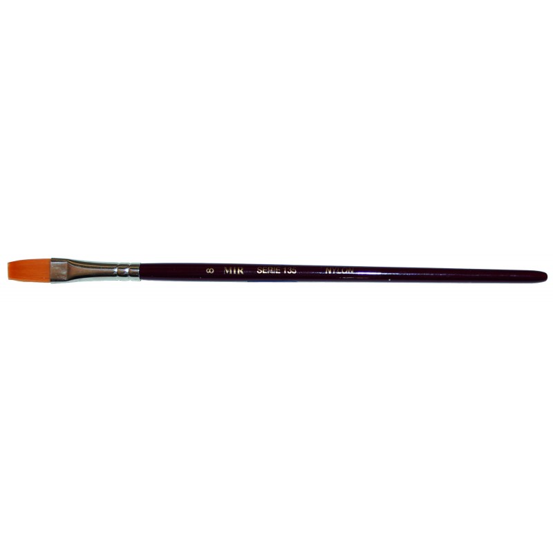 Pincel Plano Toray Sintético MIR Ref. 135 - Acuarela y Manualidades (Nº 00-24)