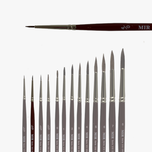 Pincel Redondo Oreja de Buey MIR Ref. 310 - Acuarela (Nº 5/0-8)