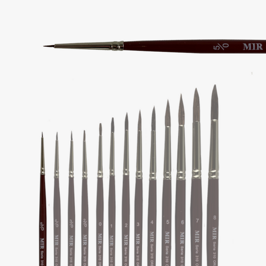Pincel Redondo Oreja de Buey MIR Ref. 310 - Acuarela (Nº 5/0-8)