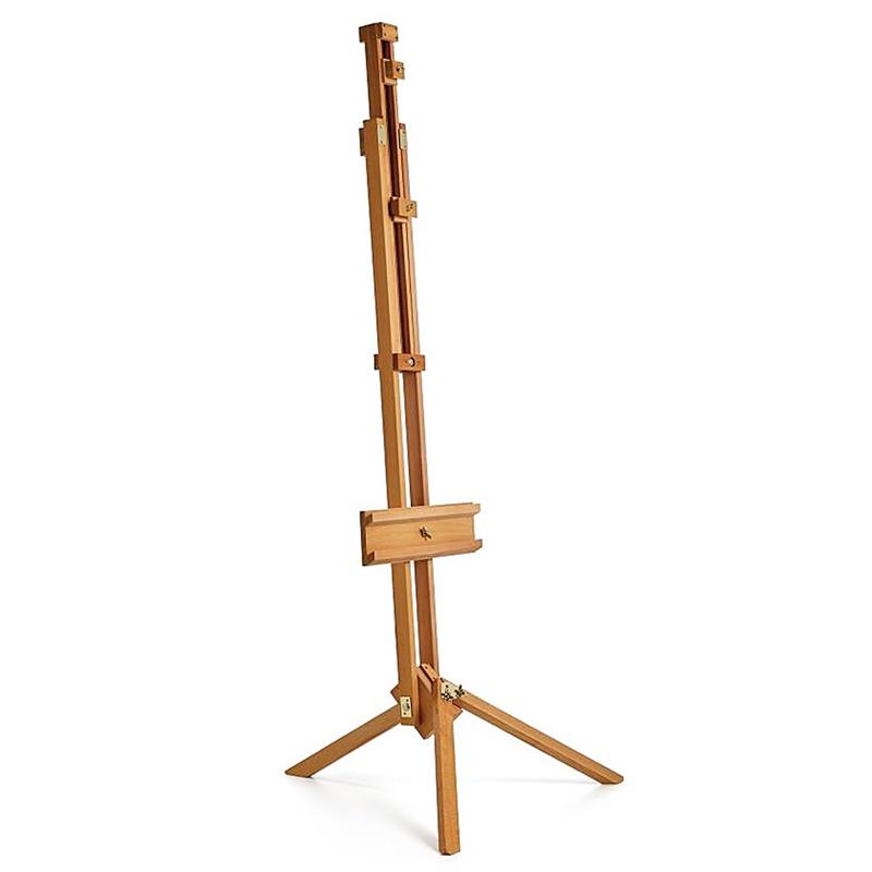 Caballete de estudio LEA de madera de haya con base de trípode